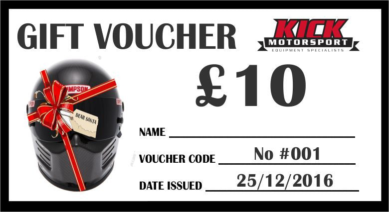 KICK MOTORSPORT GIFT VOUCHER