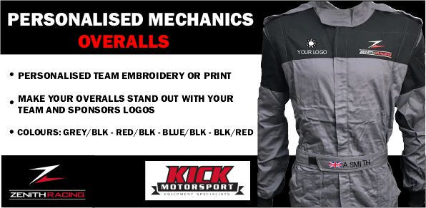 PERSONALISED ZENITH MECHANICS OVERALLS